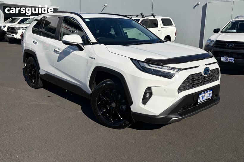 White 2024 Toyota RAV4 Wagon Cruiser (2Wd) Hybrid