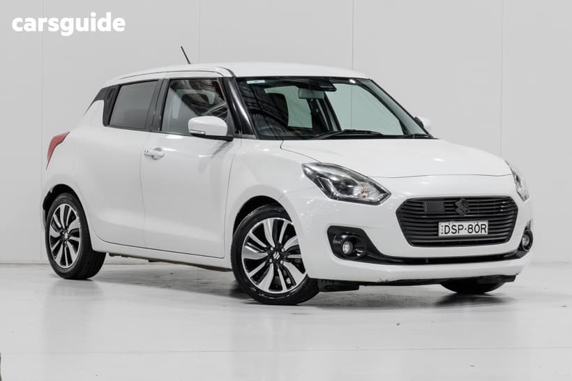 White 2017 Suzuki Swift Hatchback Glx Turbo
