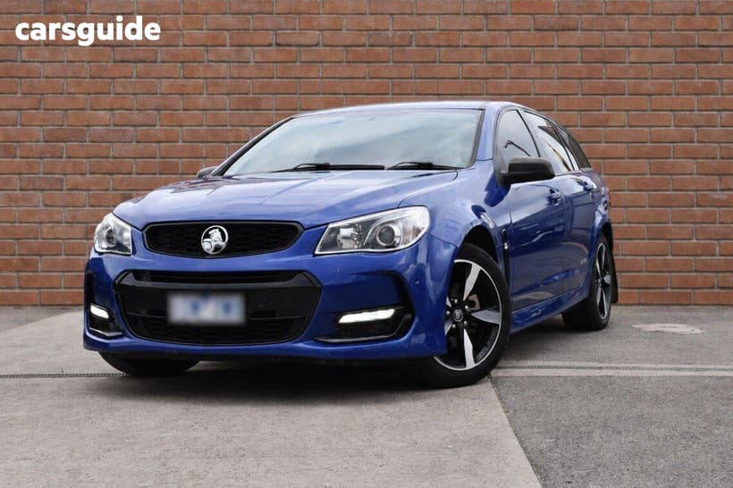 Blue 2016 Holden Commodore Sportswagon Sv6 Black Pack