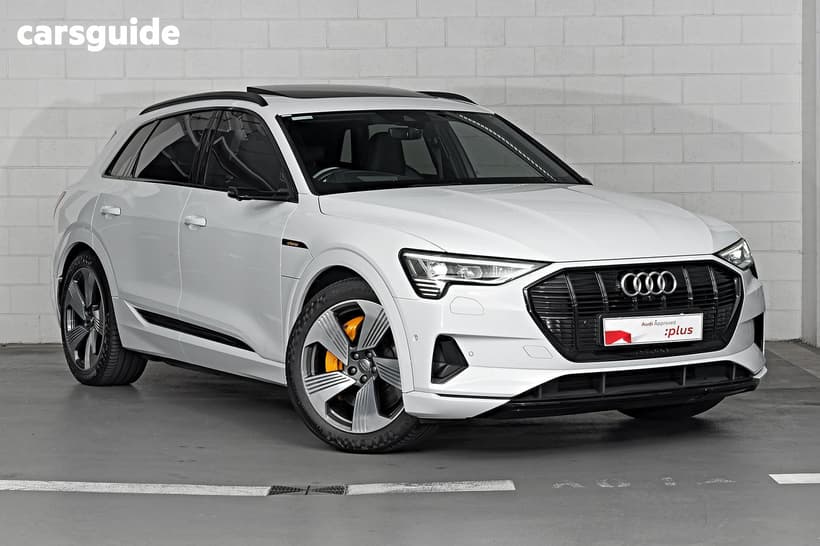White 2020 Audi E-Tron Wagon 55 Quattro