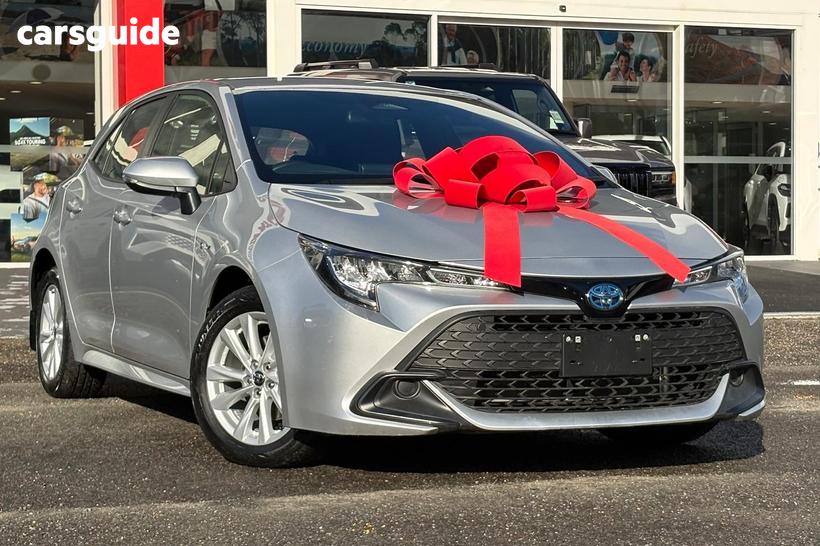 Silver 2025 Toyota Corolla Hatchback Ascent Sport Hybrid