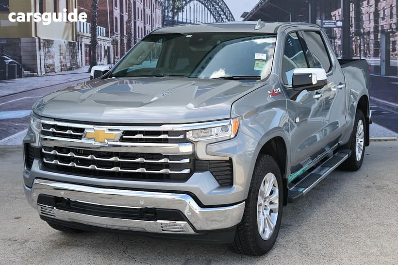 Grey 2025 Chevrolet Silverado Crew Cab Pickup 1500 Ltz Premium