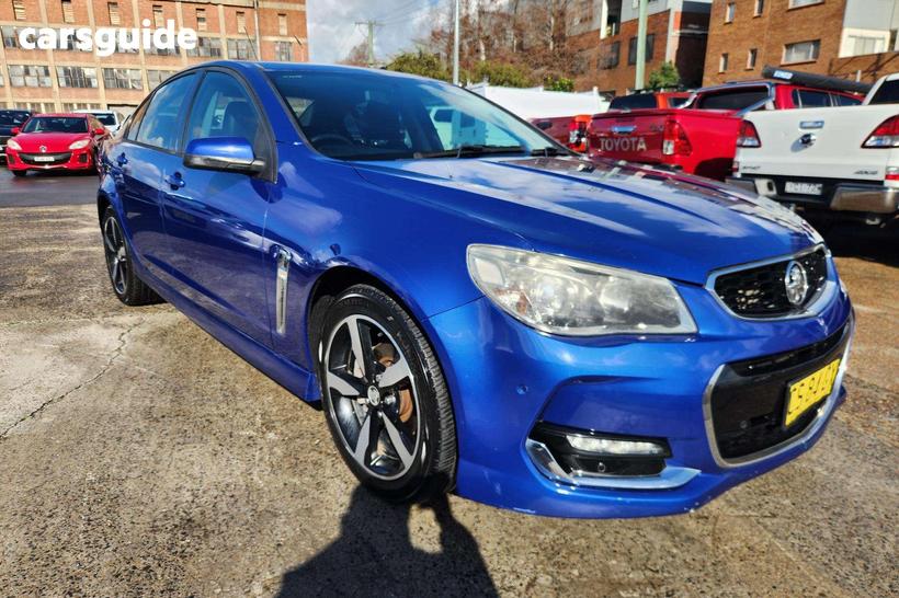 Blue 2017 Holden Commodore Sedan Sv6
