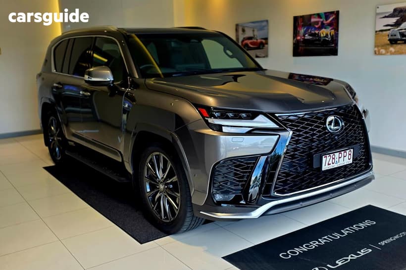 Grey 2025 Lexus LX600 Wagon F Sport
