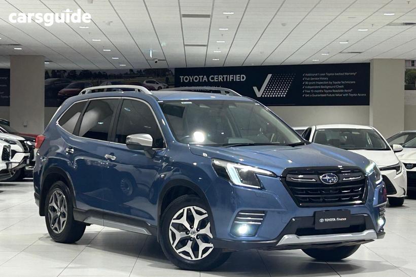 Blue 2022 Subaru Forester Wagon Hybrid L (Awd)