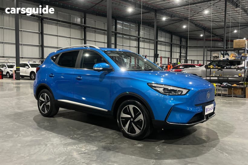 Blue 2023 MG ZS EV Wagon Long Range