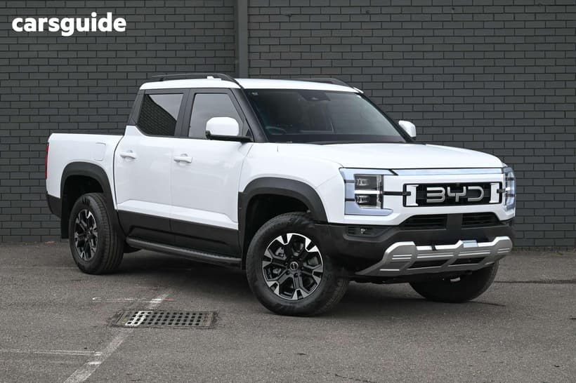 White 2026 BYD Shark 6 Dual Cab Utility Premium