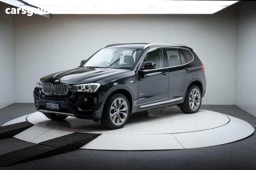 Black 2017 BMW X3 Wagon Xdrive 30D