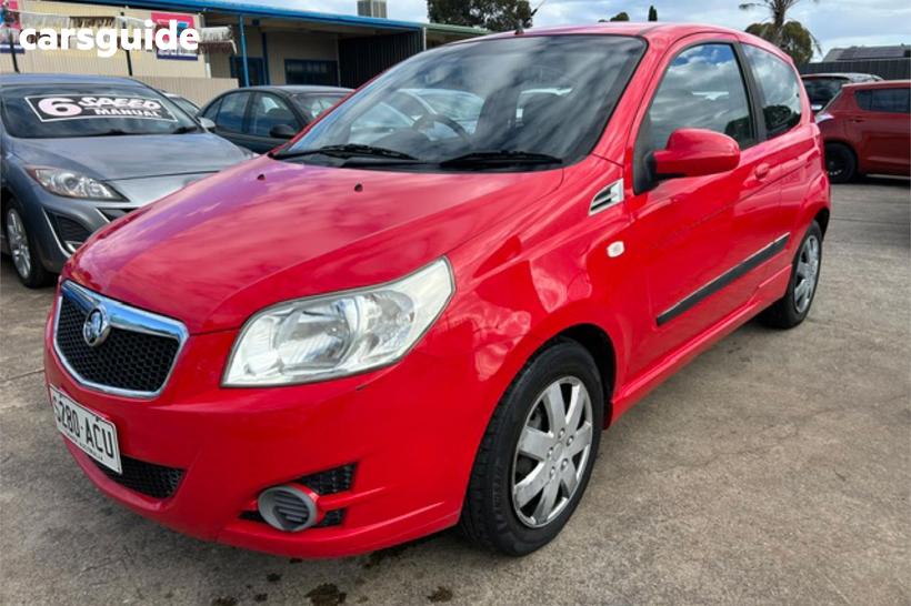 Red 2009 Holden Barina Hatchback