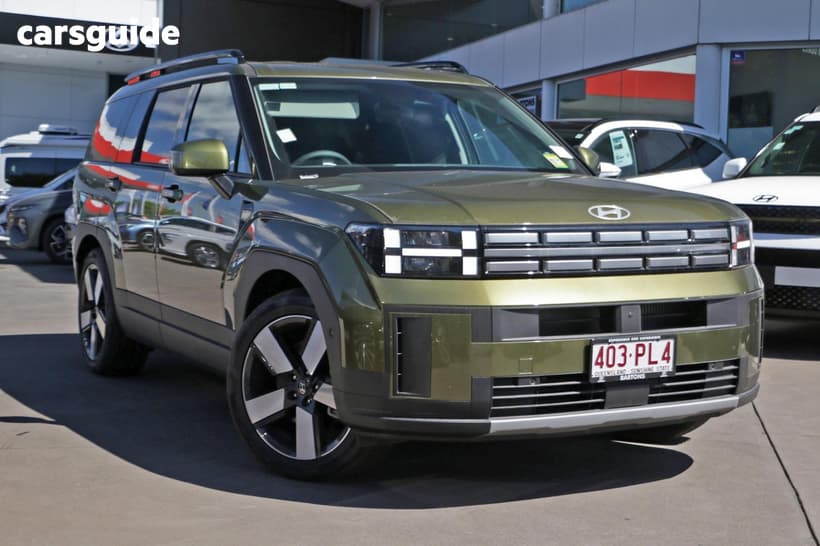 Green 2025 Hyundai Santa FE Wagon (7 Seat) (Awd)