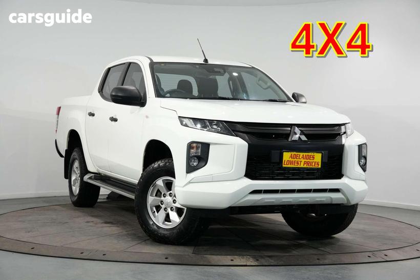 White 2021 Mitsubishi Triton Double Cab Pick Up Glx+ (4X4)