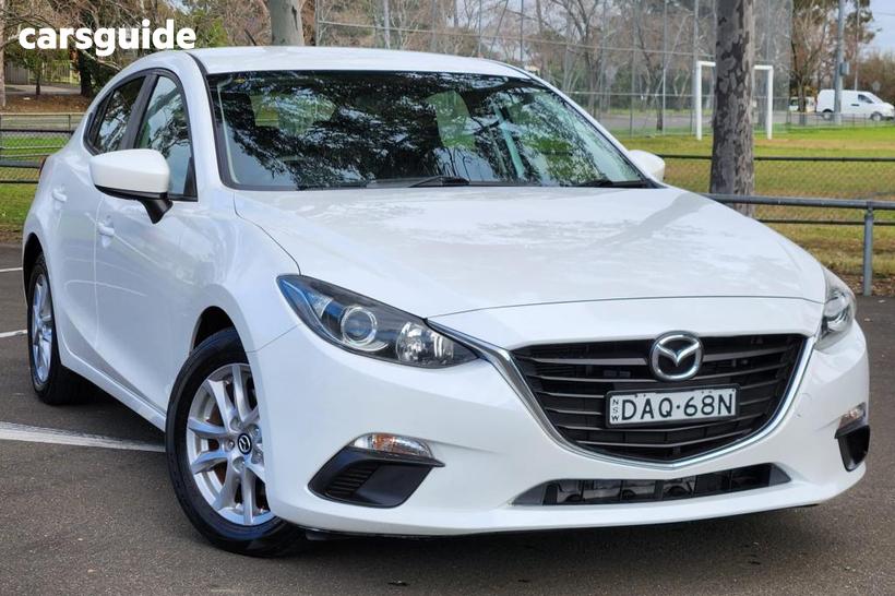White 2015 Mazda 3 Hatchback Neo