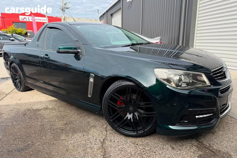 Green 2013 Holden UTE Utility Sv6