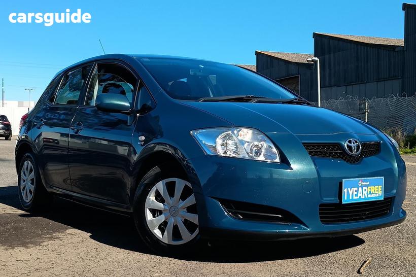 Blue 2007 Toyota Corolla Hatchback Ascent