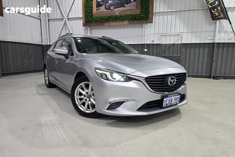 Silver 2015 Mazda 6 Wagon Touring