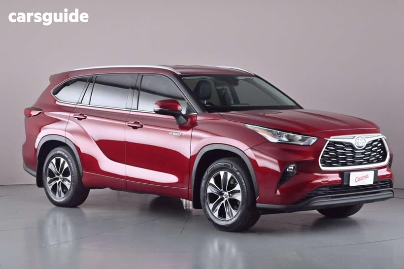 Red 2022 Toyota Kluger Wagon Gxl Hybrid Awd