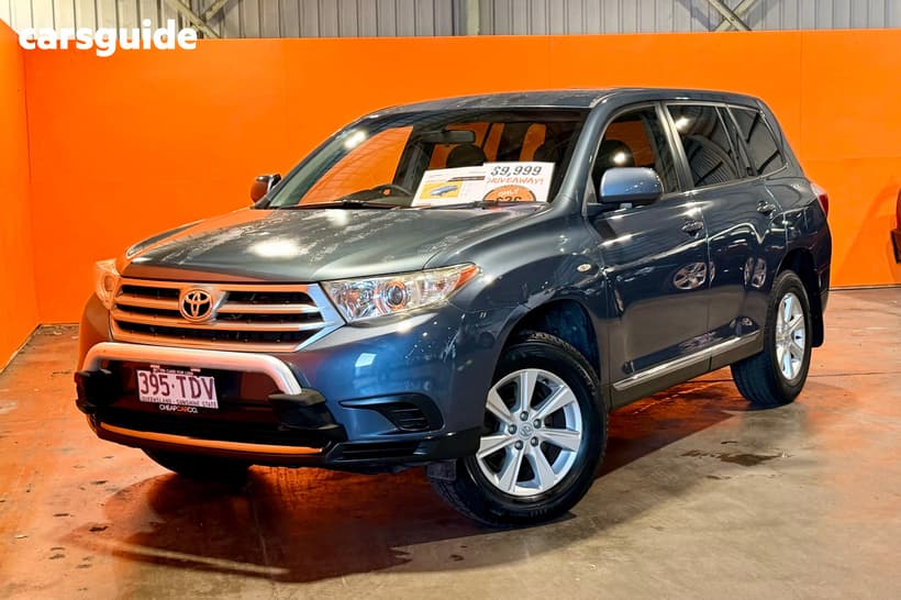 Blue 2013 Toyota Kluger Wagon Kx-R (Fwd) 5 Seat