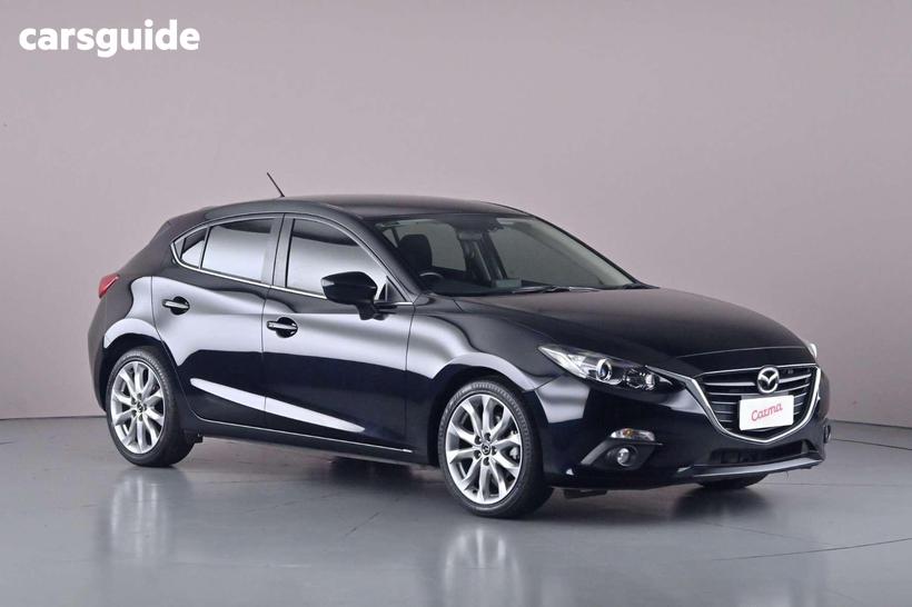 Black 2015 Mazda 3 Hatchback Sp25