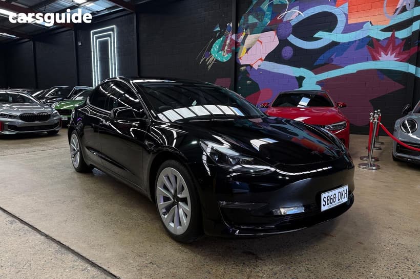 Black 2023 Tesla Model 3 Sedan Long Range