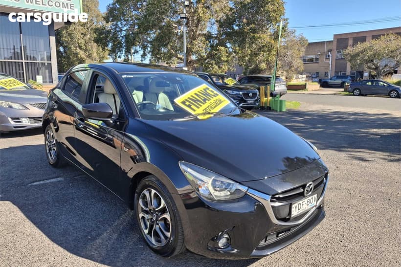 Black 2015 Mazda 2 Hatchback Genki