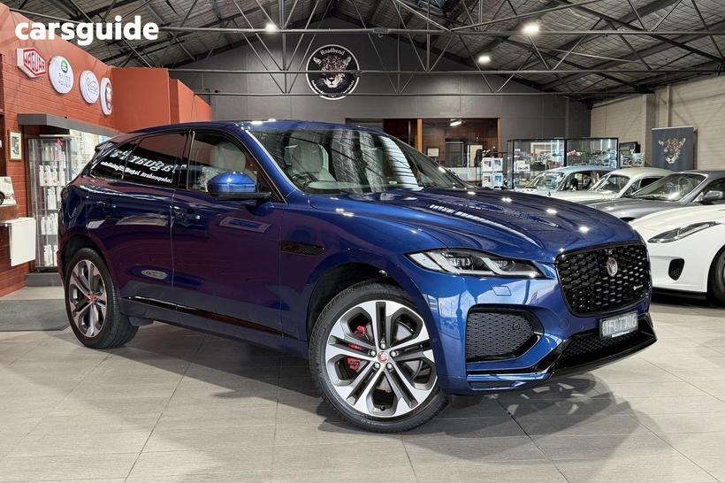 Blue 2022 Jaguar F-Pace Wagon P250 R-Dynamic Se (184Kw)