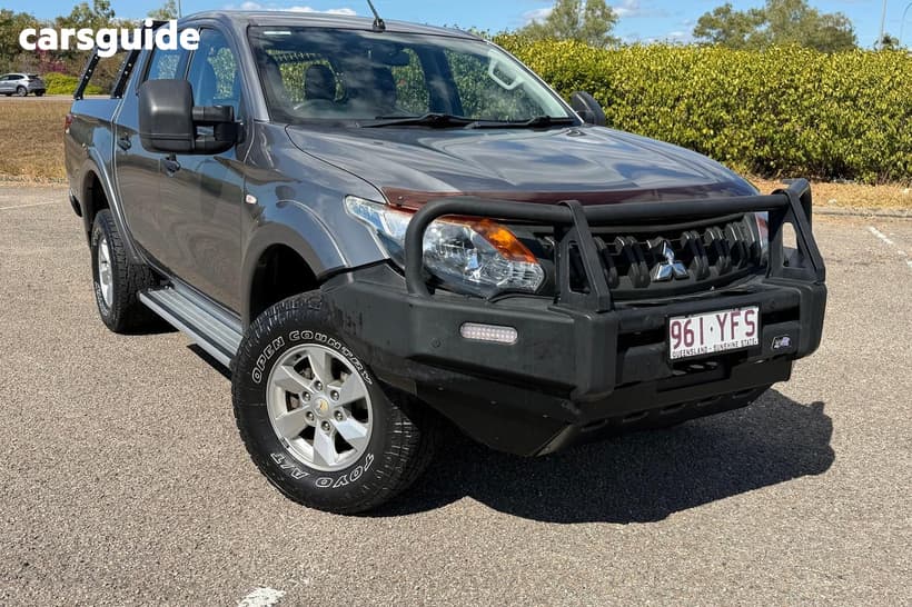 Grey 2018 Mitsubishi Triton Dual Cab Utility Glx Plus (4X4)
