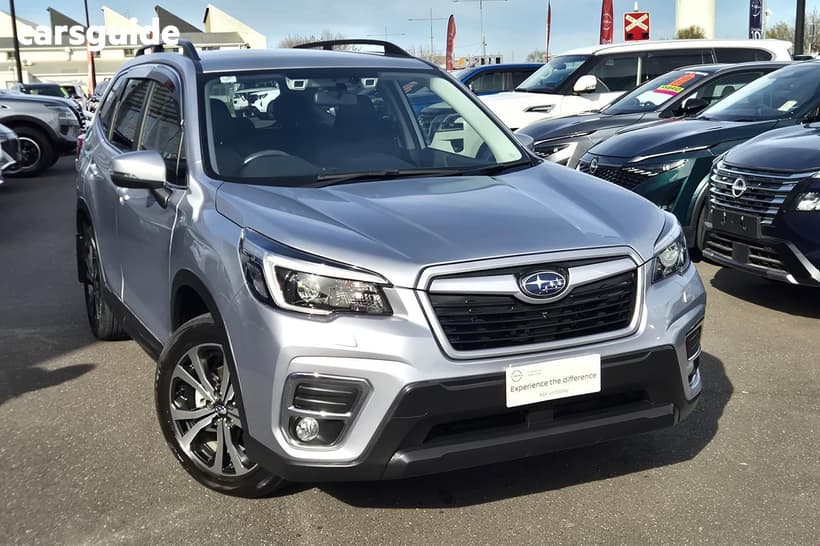 Silver 2021 Subaru Forester Wagon 2.5I Premium (Awd)