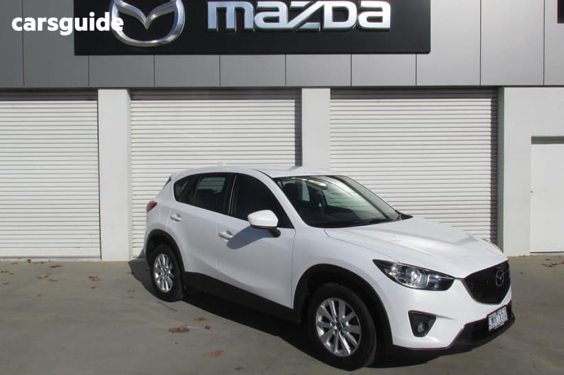 White 2013 Mazda CX-5 SUV MAXX SPORT
