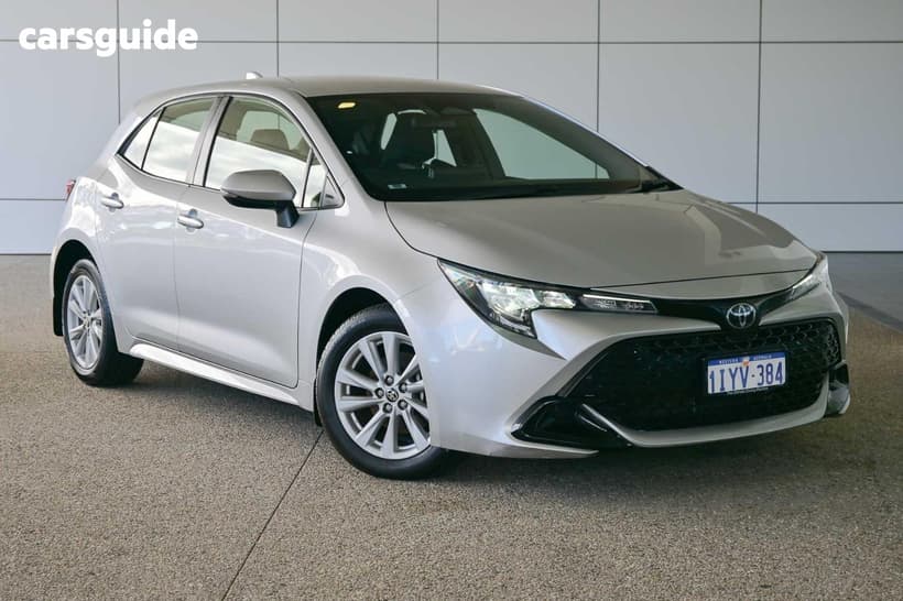 Silver 2023 Toyota Corolla Hatchback Ascent Sport