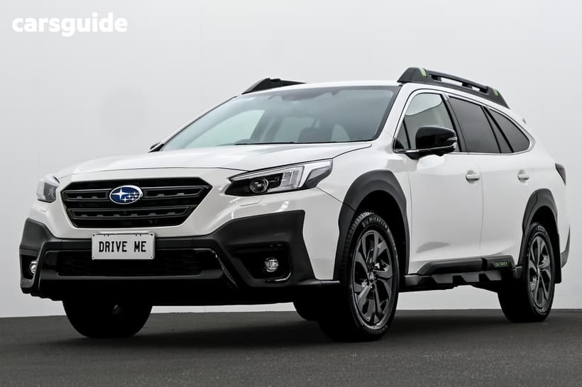 White 2021 Subaru Outback Wagon Awd Sport