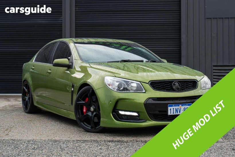 Green 2016 Holden Commodore Sedan Ss-V Redline