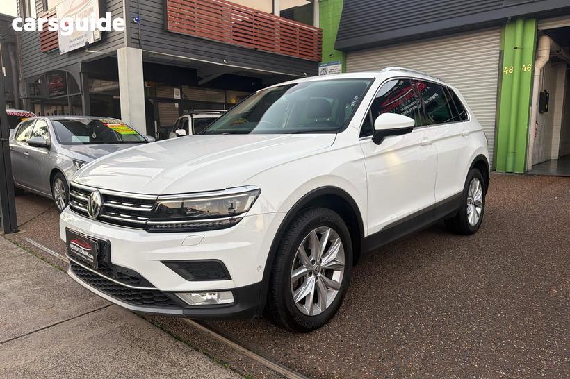 White 2017 Volkswagen Tiguan Wagon 140 Tdi Highline