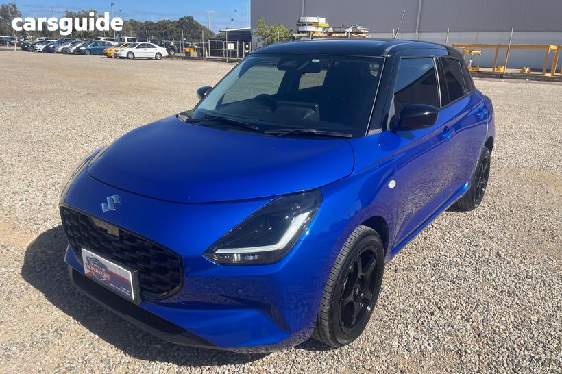 Blue 2024 Suzuki Swift Hatchback Hybrid Plus