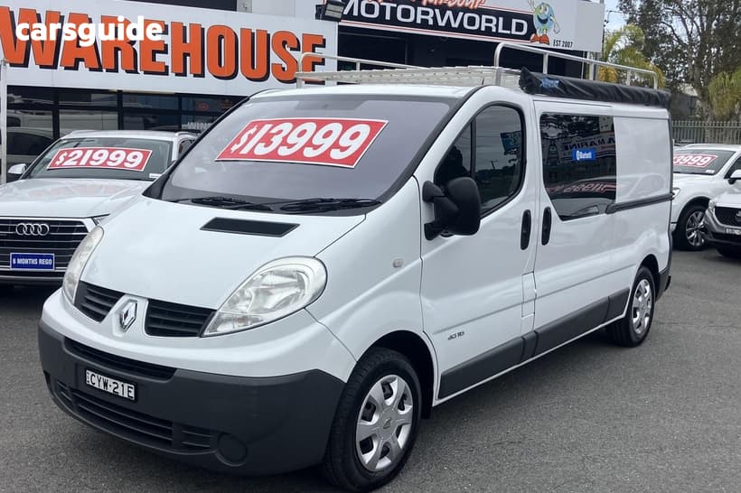 White 2014 Renault Trafic Van 2.0 Dci Swb
