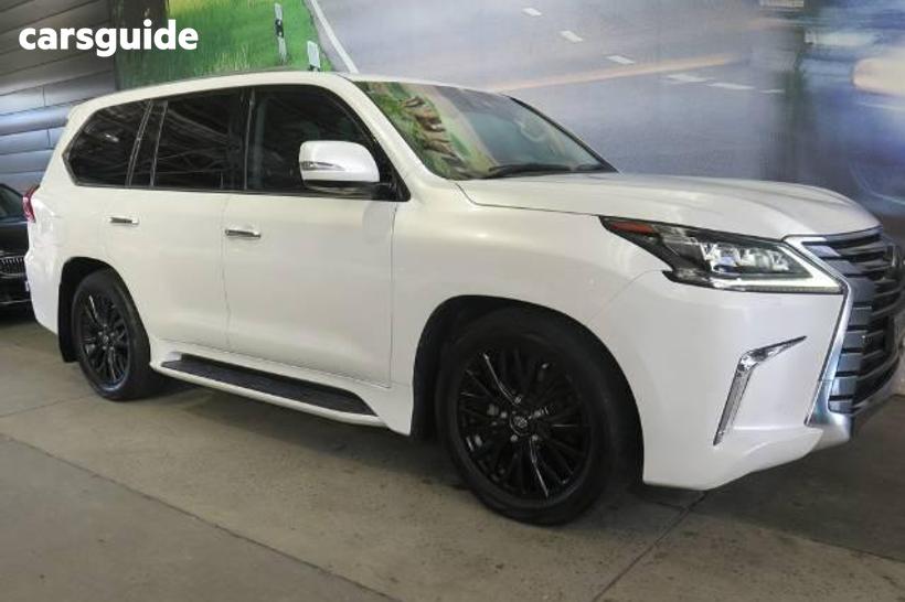 White 2019 Lexus LX450D SUV