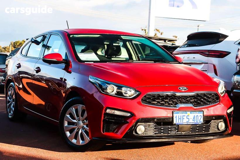 Red 2019 Kia Cerato Hatchback S