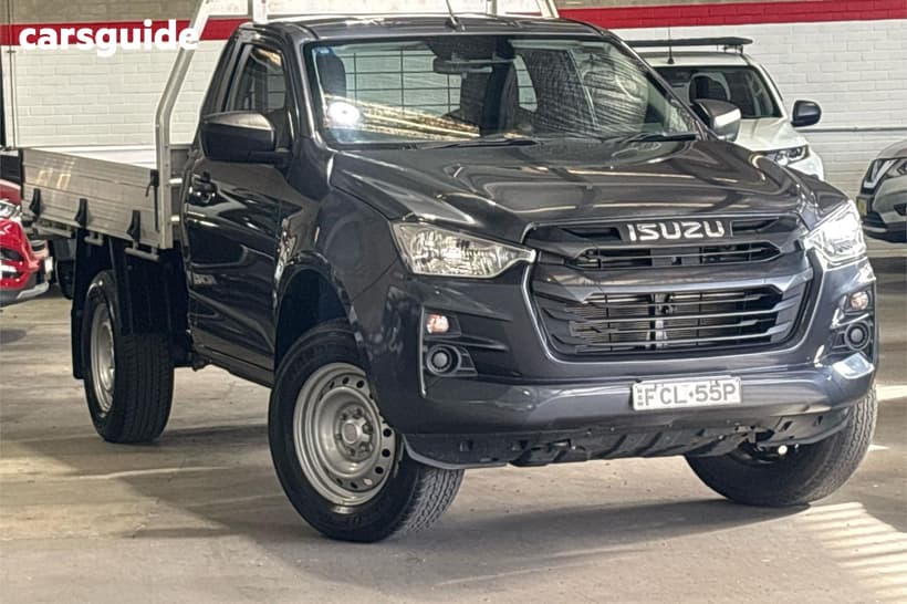 Grey 2023 Isuzu D-MAX Cab Chassis Sx (4X2) High-Ride