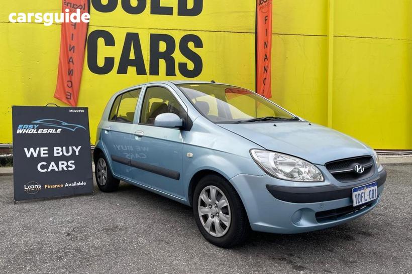 Blue 2009 Hyundai Getz Hatchback Sx