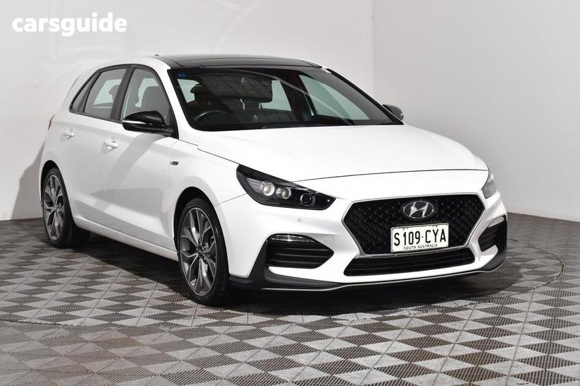 White 2023 Hyundai I30 Hatchback N Line Premium