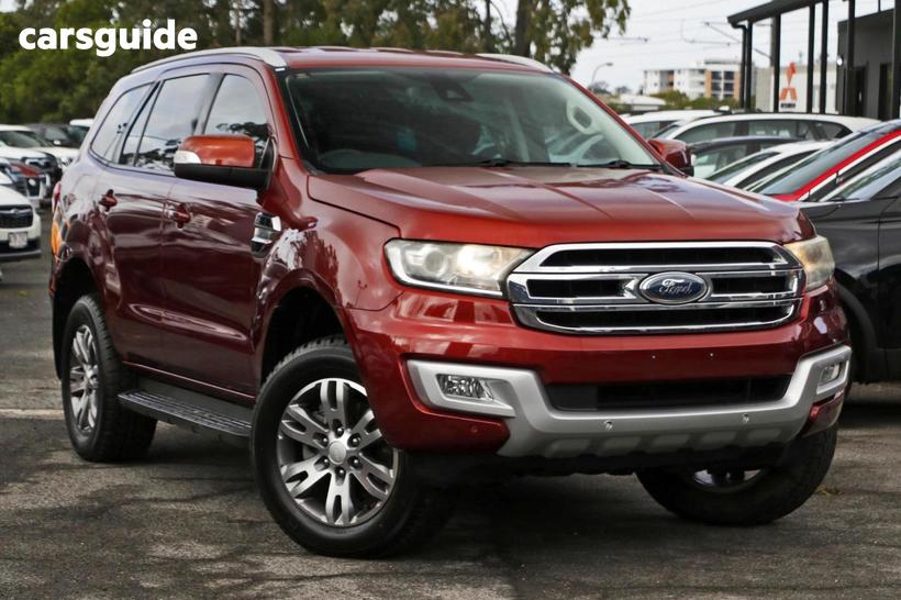 Red 2015 Ford Everest Wagon Trend