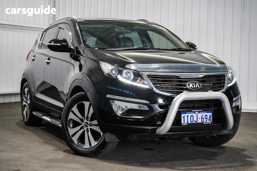 Black 2013 Kia Sportage Wagon Platinum (Awd)