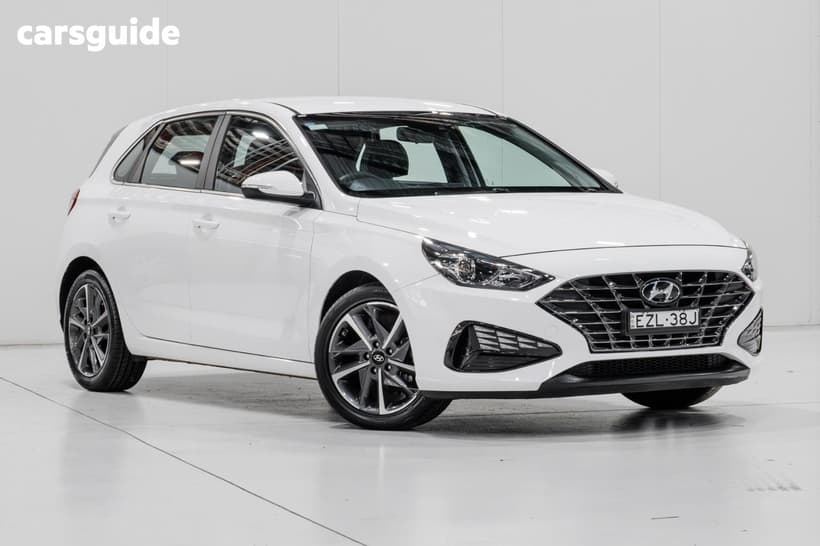 White 2023 Hyundai I30 Hatchback Active