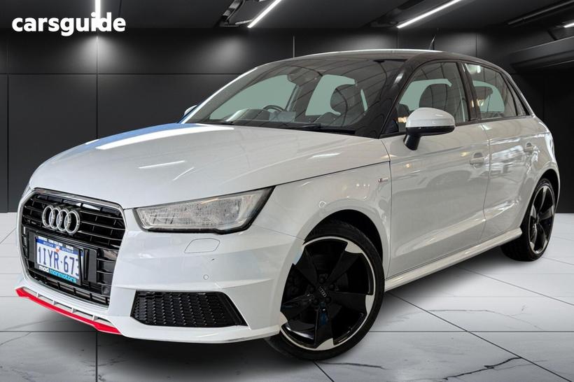 White 2015 Audi A1 Hatchback Sportback 1.8 Tfsi S Line