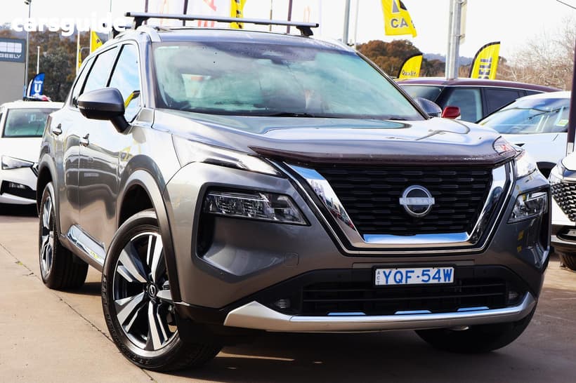 Grey 2022 Nissan X-Trail Wagon St-L (4Wd) 7 Seat