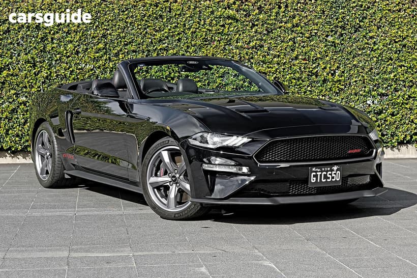 Black 2022 Ford Mustang Convertible Gt 5.0 V8
