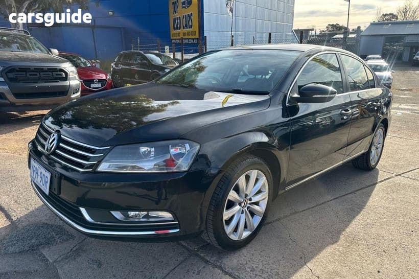 Black 2014 Volkswagen Passat Sedan 118 Tsi