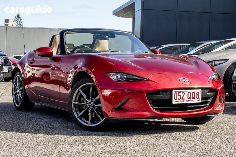 Red 2018 Mazda MX-5 Convertible Roadster Gt