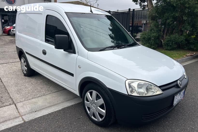 White 2010 Holden Combo Van