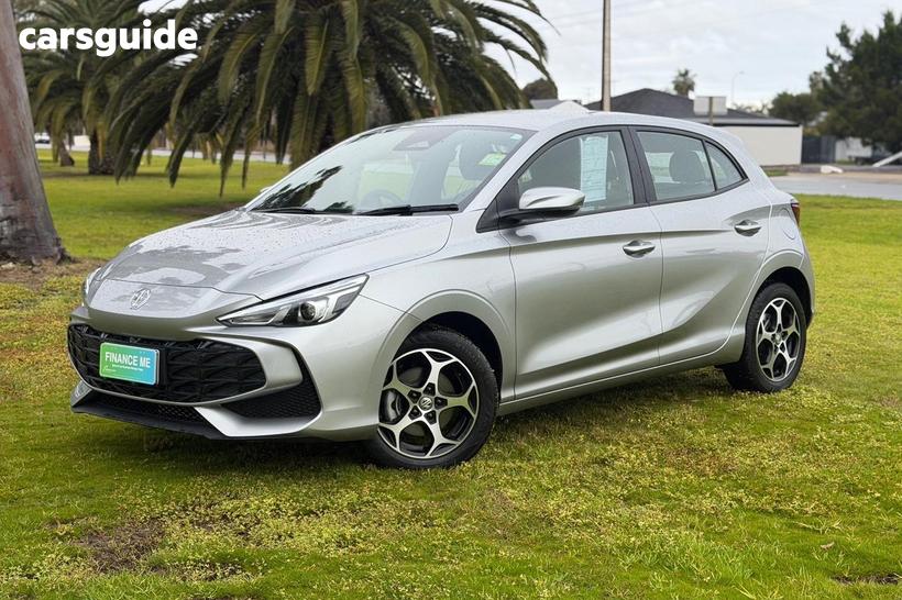 Silver 2025 MG MG3 Hatchback Excite Hybrid+