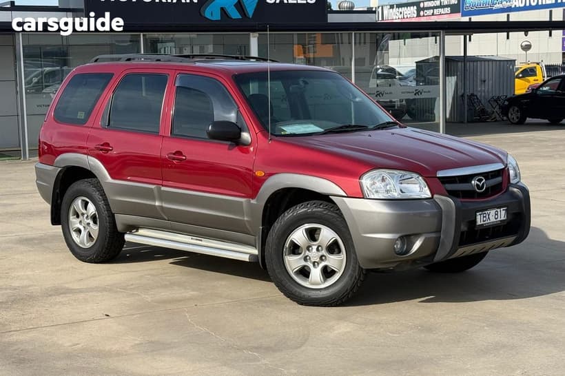 Red 2004 Mazda Tribute Wagon Classic